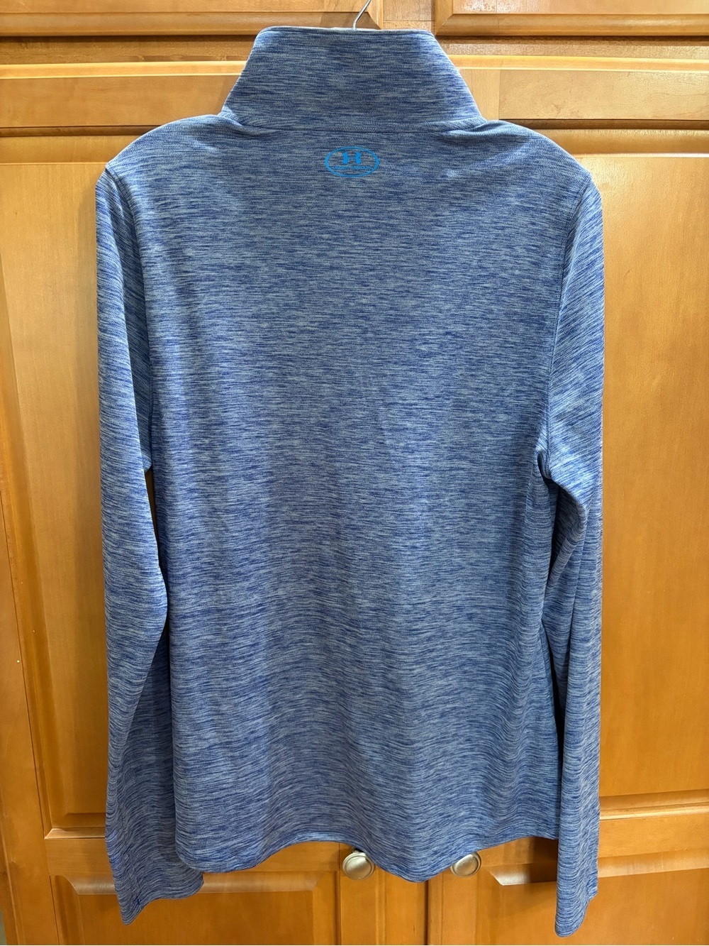 Under Armour | Purple and Blue Heather 1/4 Zip Pullover Heat Gear - Picture 2 of 7